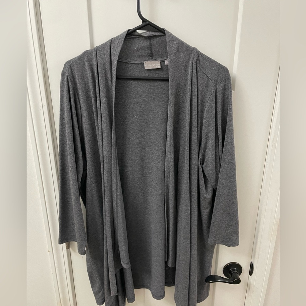 Revolution gray cardigan 2x